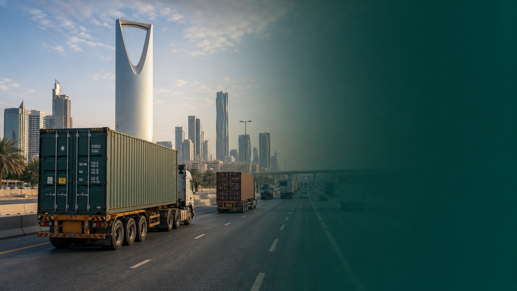 شحن حاويات من الصين إلى الرياض داخل السعودية
